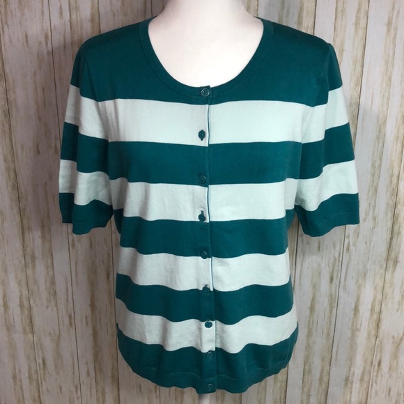Talbots green women’s top size medium - Picture 1 of 11